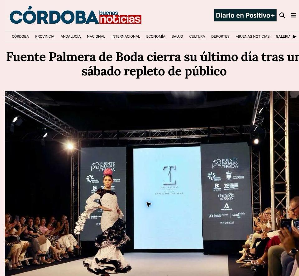 Casa TranTran sobre la pasarela de Fuente Palmera de Boda, en Córdoba Buenas Noticias.