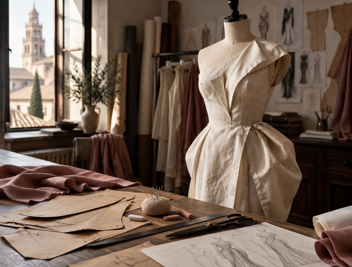 Toile en maniquí para el curso de patronaje y confección medio