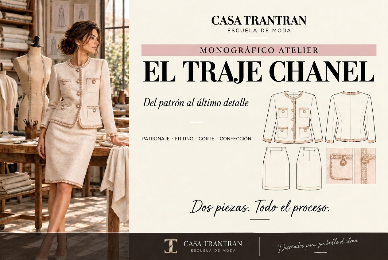Cartel del monográfico Chaqueta estilo Chanel