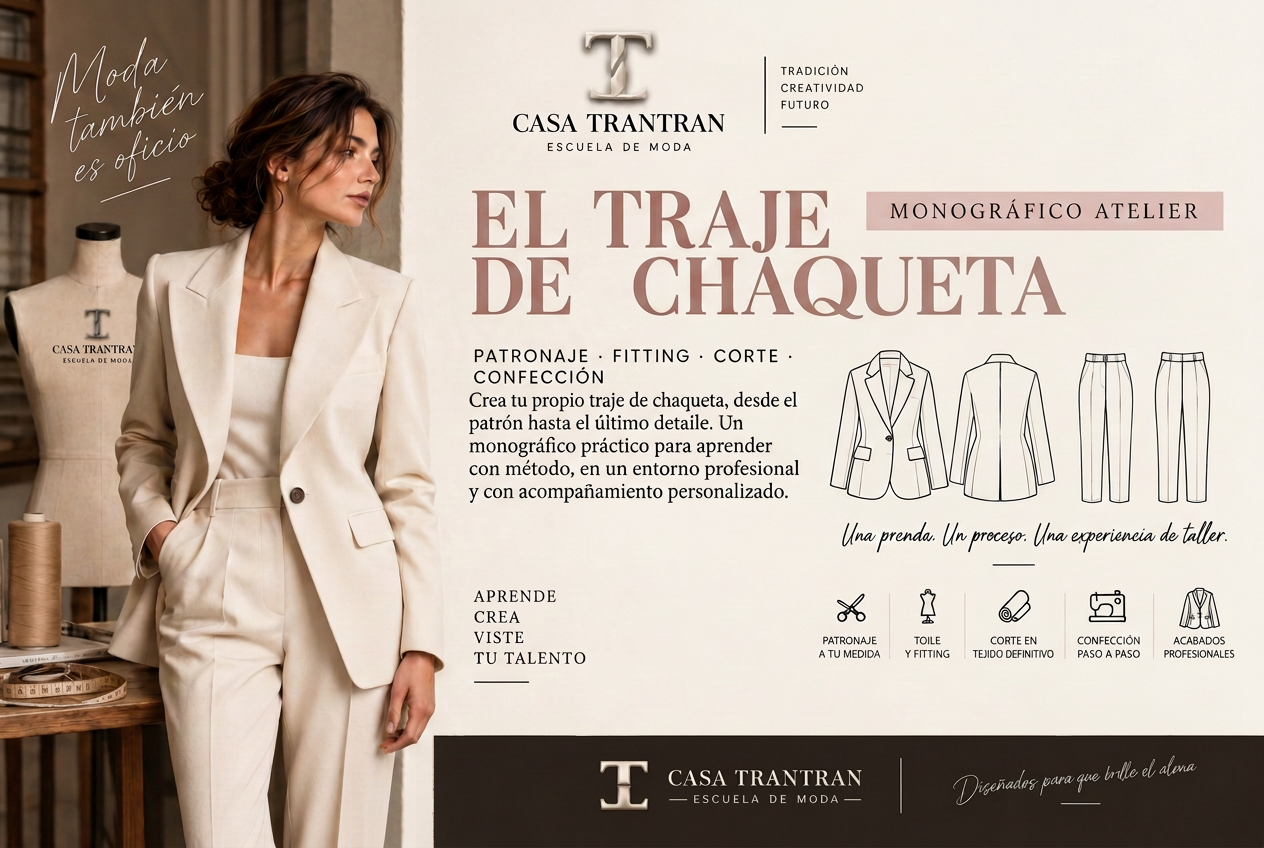 Cartel del monográfico Traje de chaqueta